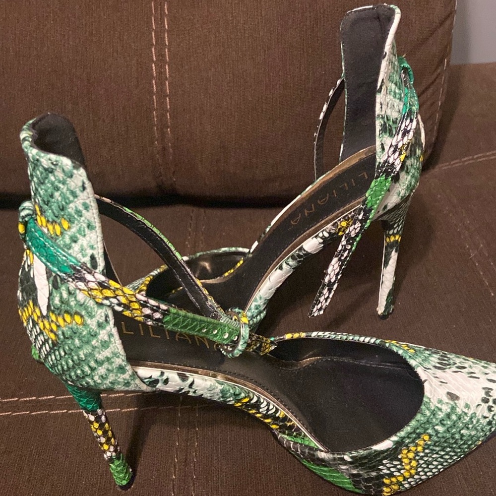 Liliana
Women Pointy Toe Ankle Strap Stiletto Pump 7.5